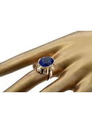 Ring Sapphire 14K Yellow gold Vintage vrc043y